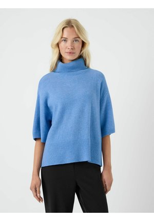 YASEMILA 2/4 - Striktrøje - vista blue