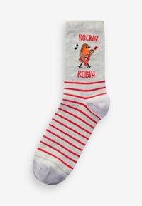 Next CHRISTMAS PATTERN 4 PACK.  REGULAR FIT - Strømper - slogan