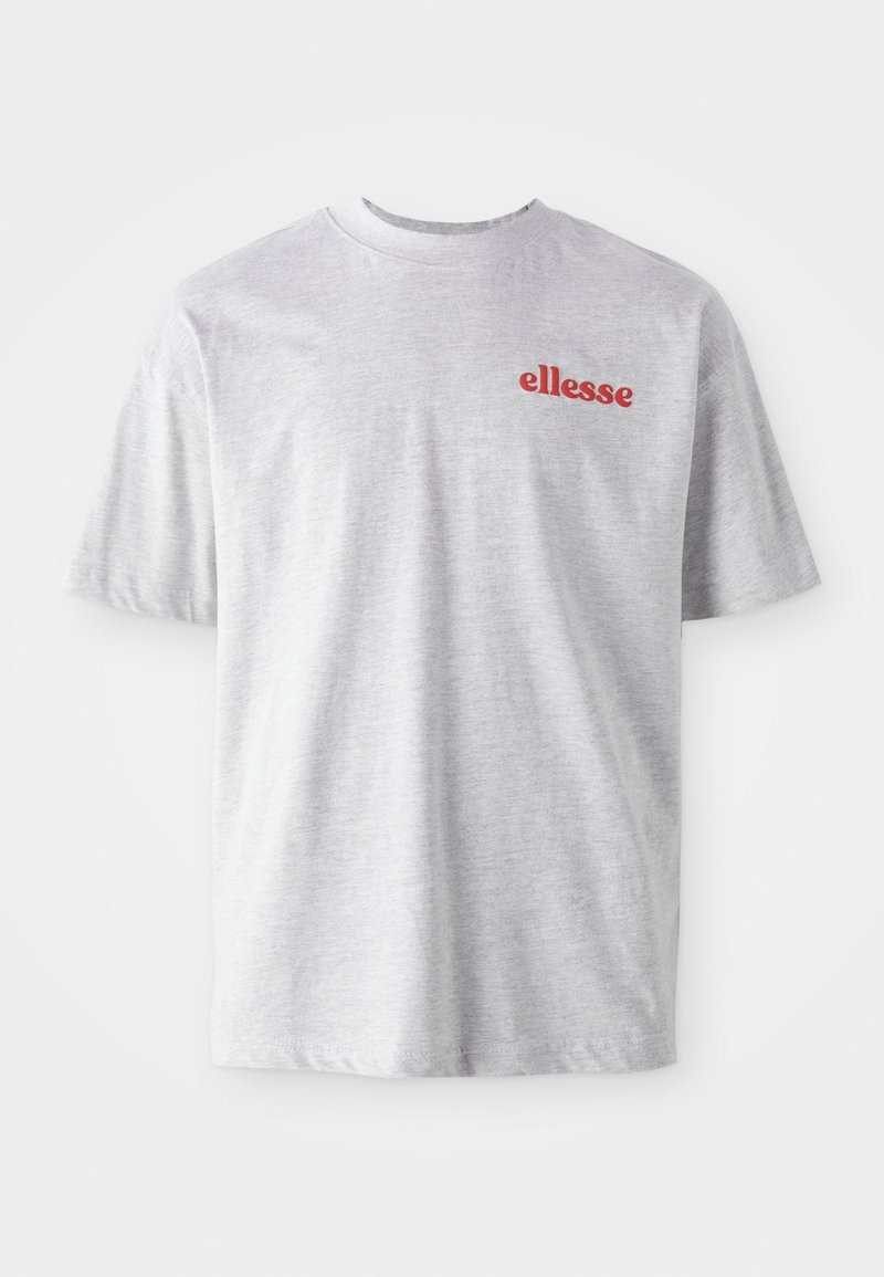 Ellesse T-shirt print lichtgrijs gemêleerd Ellesse T-shirt print lichtgrijs gemêleerd