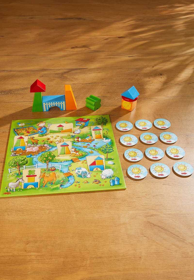 HABA 1307119001 – Gioco Da Tavolo "Sternschnuppern" Per Bambini 4+, Raccolta Stelle Colorate In Legno, 2-4 Giocatori, Made In Germany