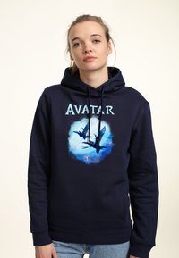 Henry Tiger AVATAR 2 I SEE YOU - Jersey con capucha - navy blue