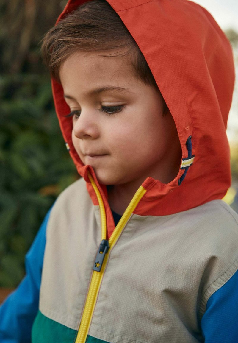 Next SHOWER RESISTANT JACKET Leichte Jacke multi colourblock/orange