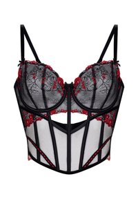 PEONIE - Korsage - black