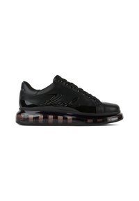 KARL LAGERFELD KAPRI KUSHION SIGNIA GLÄNZENDE SNEAKER - Tenisky - black