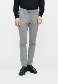Jack & Jones MARCO CONNOR  - Nohavice - grey melange