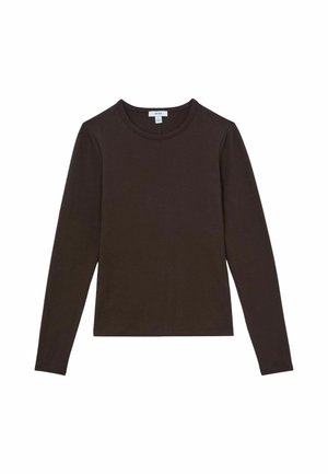 Reiss, Long sleeved top - chocolate brown