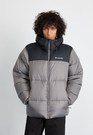 PUFFECT™ HOODED JACKET - Chaqueta de invierno - city grey/black