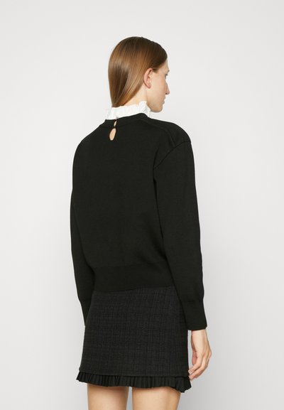 sandro PULL DOUBLE FACE  - Strikkegenser - noir