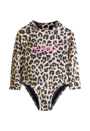 REGULAR FIT LOGO LONG SLEEVE  - Swimsuit - leopard