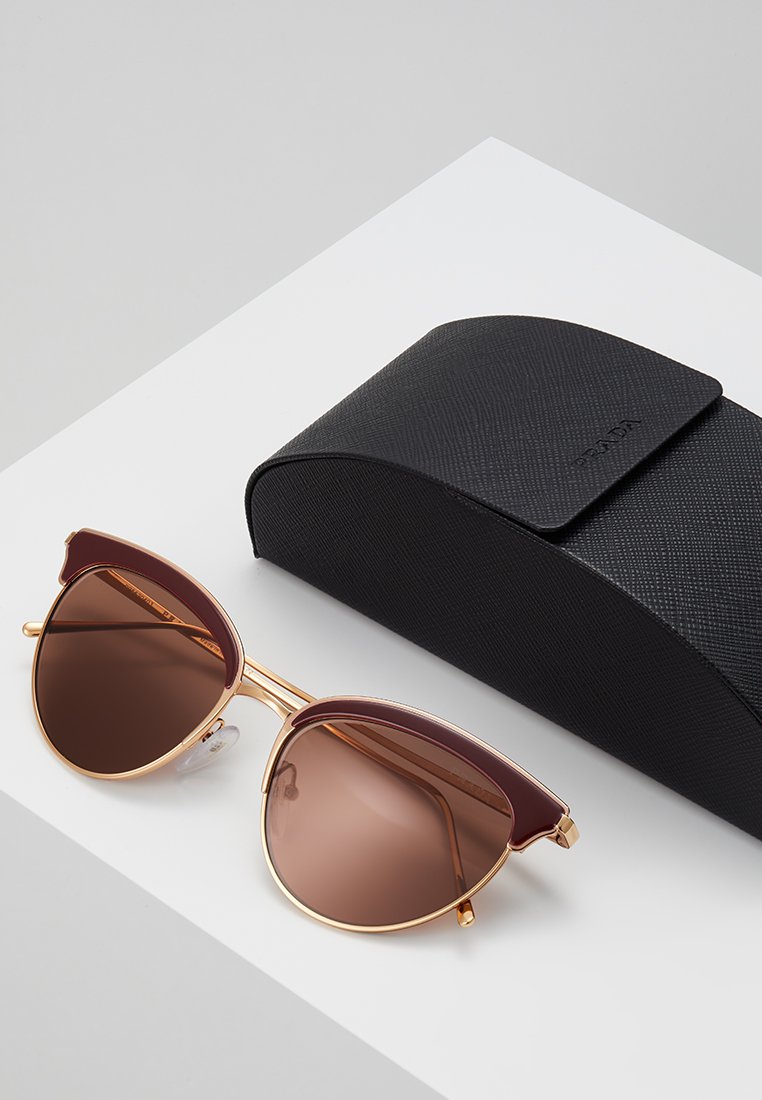 Prada Sonnenbrille rose goldbordeaux Prada Sonnenbrille rose goldbordeaux
