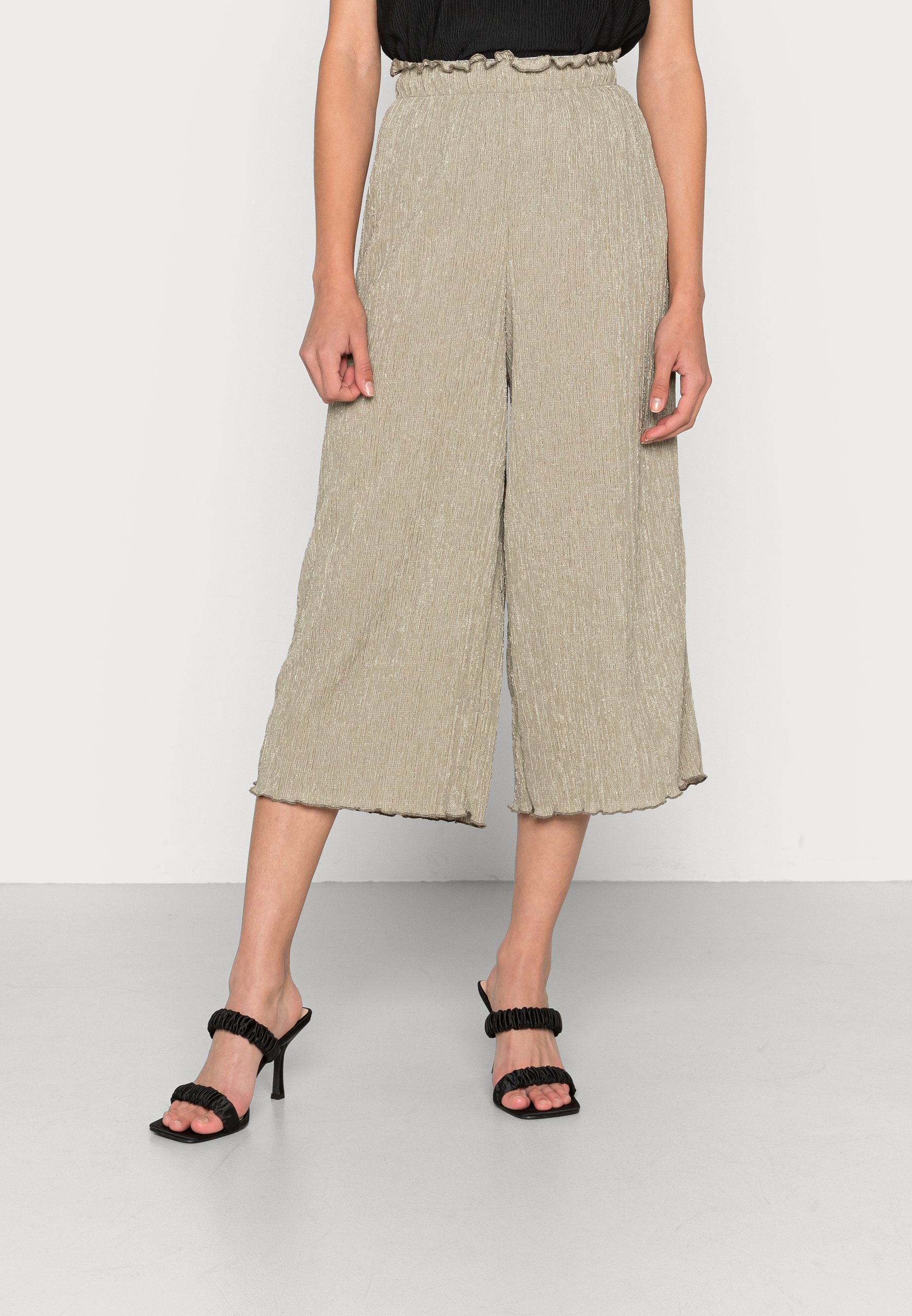 ONLY ONLDAHLIA CULOTTE - Pantaloni - mermaid/verde chiaro - Zalando.it