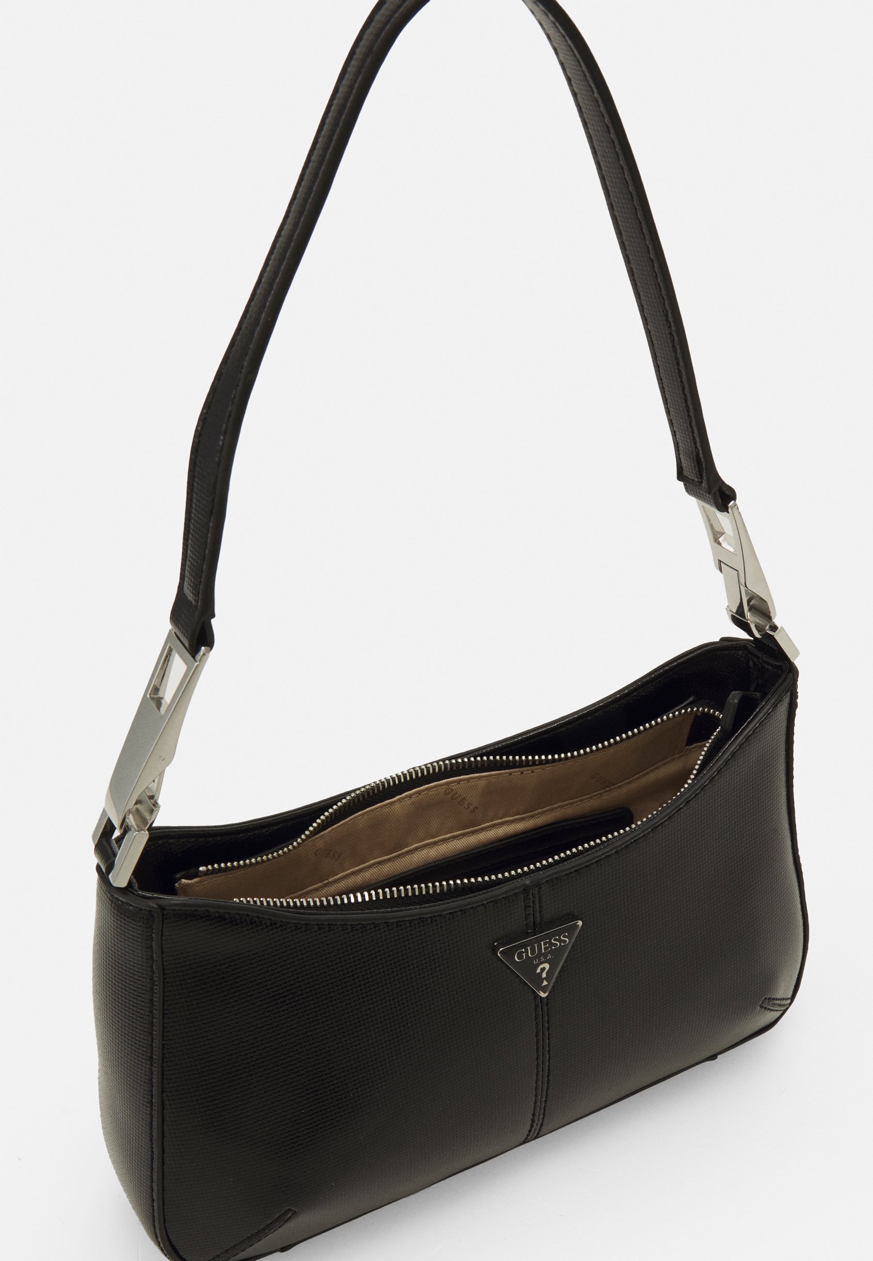 Guess LAYLA TOP ZIP SHOULDER SET - Bolso de mano - black/negro - Zalando.es