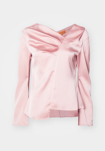 Stine Goya ASYMMETRICAL LONG SLEEVE - Blouse - rose tan