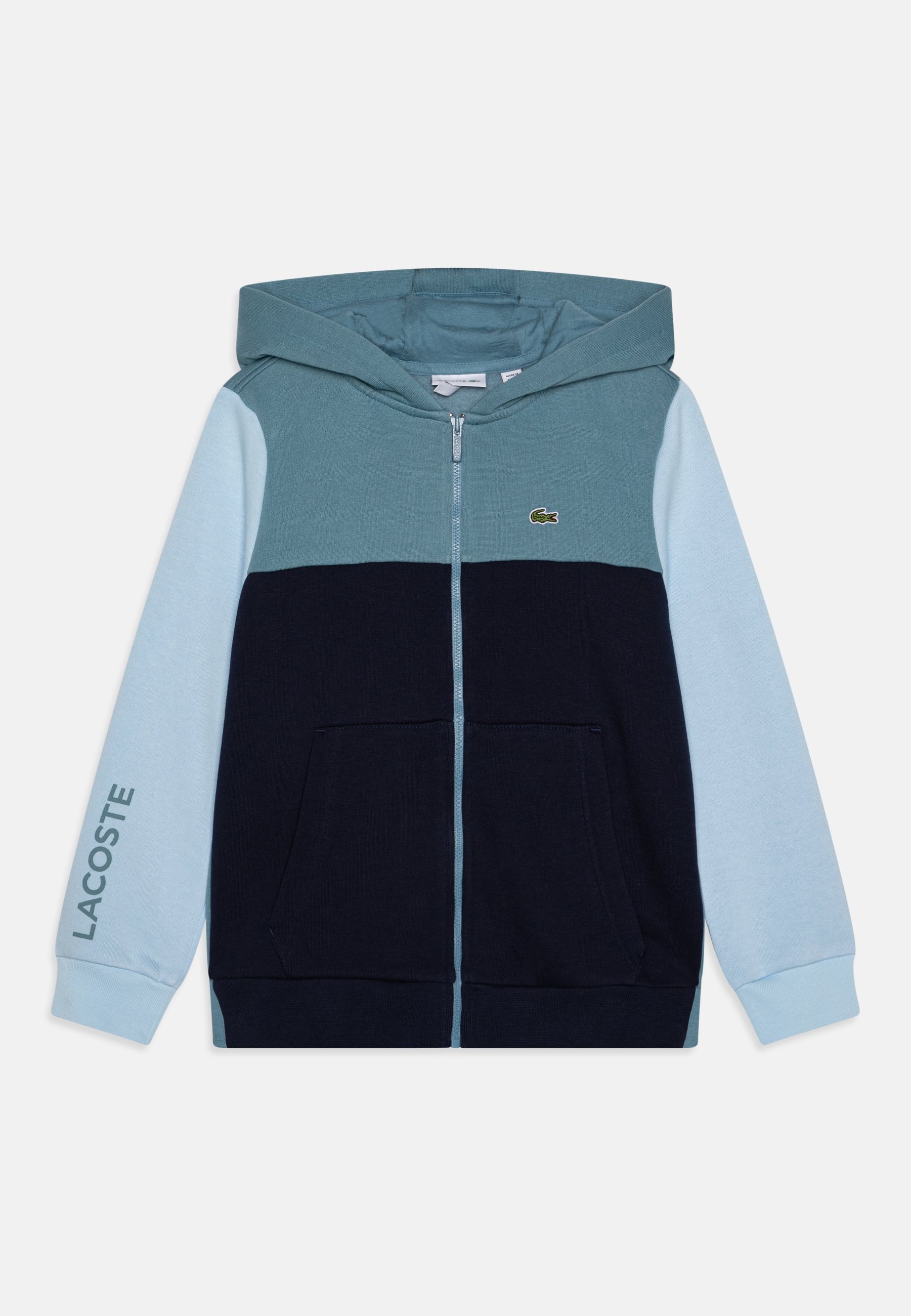 Lacoste FULL ZIP UNISEX Sweatjacke limestone/navy blue
