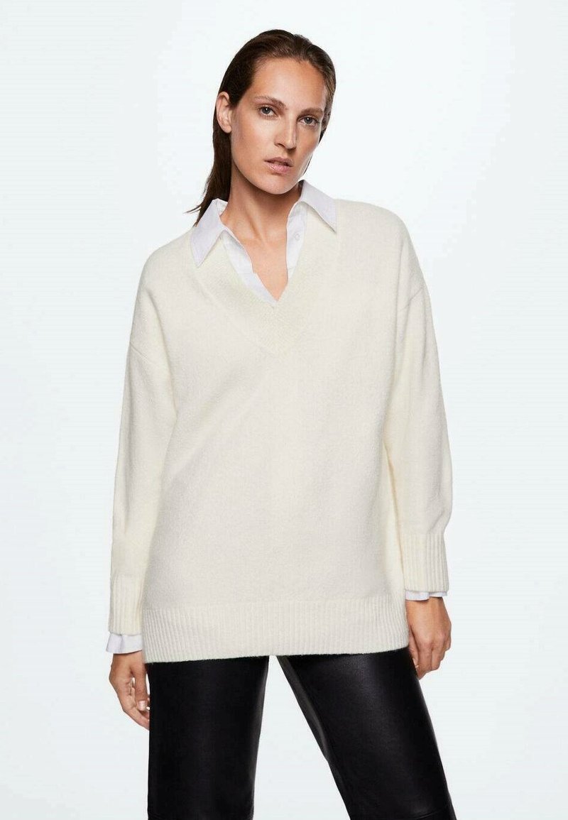 Mango TALDORAV Jumper sandfarvet/offwhite Zalando.de