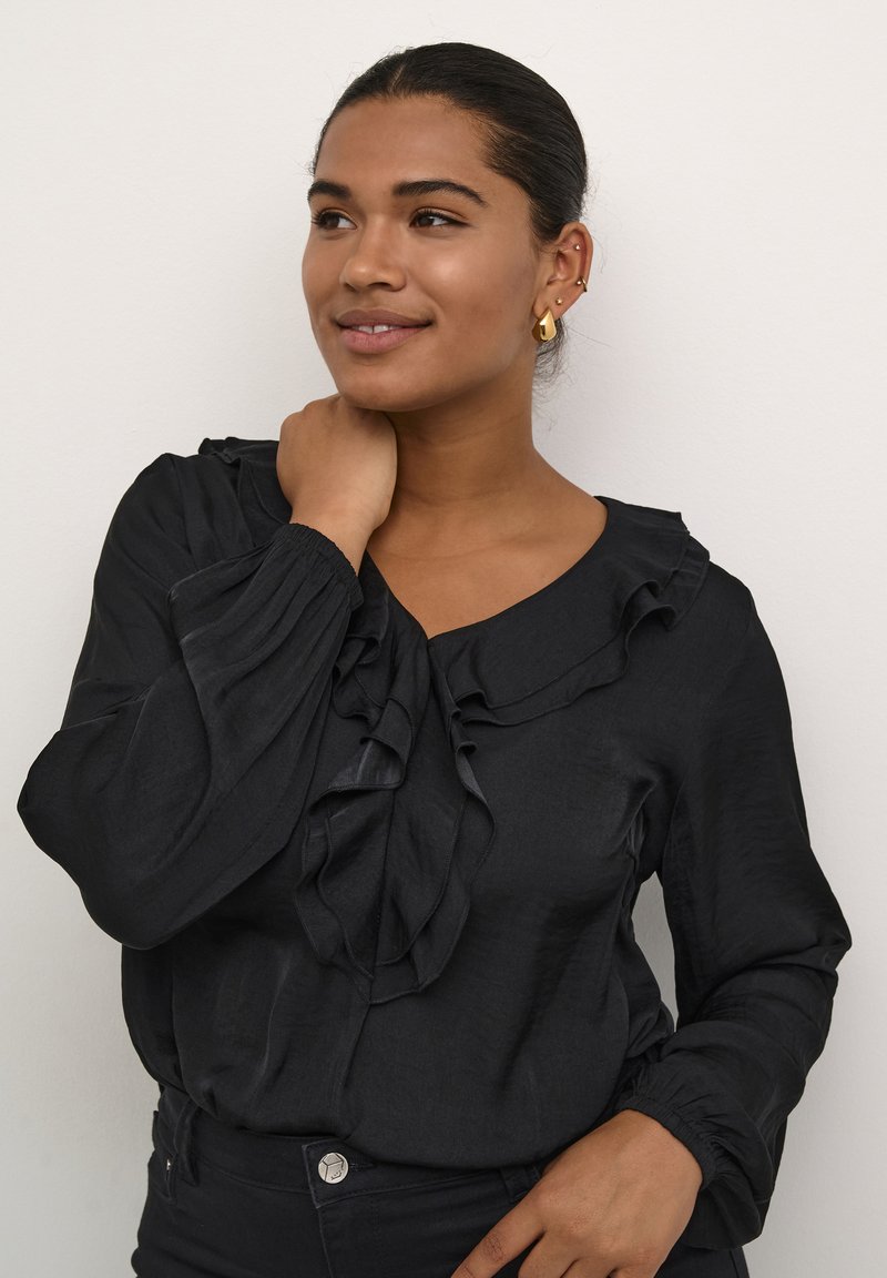 Kaffe Curve CASSA - Pusero - black deep