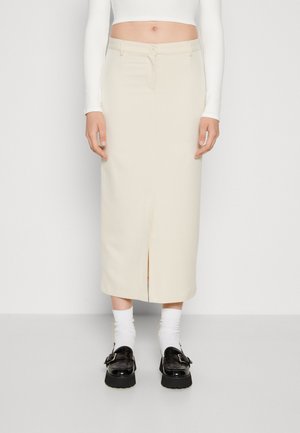 Monki Pencil φούστα - beige dusty light