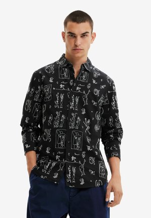 ARTY ILLUSTRATIONS - Camicia - black
