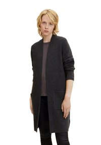 TOM TAILOR DENIM LANGER  - Cardigan - shale grey melange