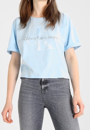 T-Shirt print - light blue