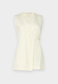 LULEA WRAP VEST - Waistcoat - white