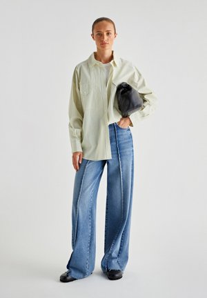 FRONT - Straight leg -farkut - light indigo
