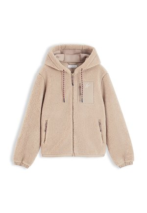 Tommy Hilfiger, HOOD JACKET - Forro polar - beige