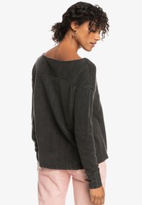 Roxy BOHO MIND LANGÄRMLIGES MIT WAFFEL - Strickpullover - anthracite