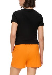 s.Oliver SLIM-FIT - T-shirt basic - schwarz