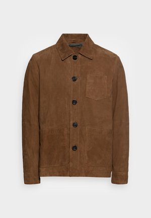 RICHARD - Skinnjacka - cognac