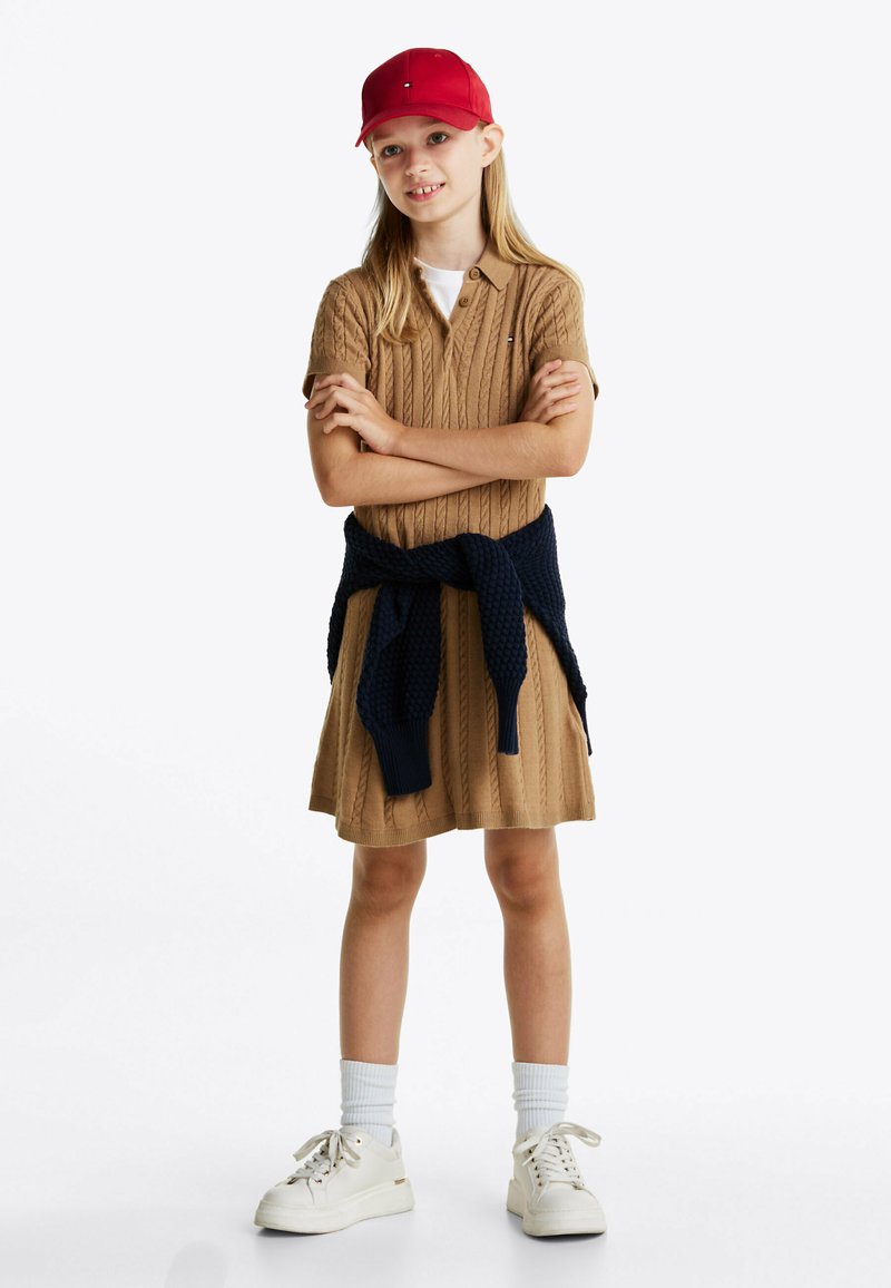 Tommy Hilfiger - CABLE - Vestido de punto - hickory heather, Ampliar