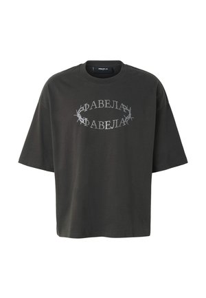 FAVELA, CYRILLIC THORN T-SHIRT - T-shirt print - vintage black