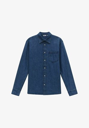 Dobber, CEDERIC CLASSIC DENIM SHIRT - Jeansjacke - mid blue wash