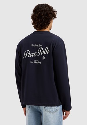 BOXY FIT CREWNECK - Longsleeve - dark navy