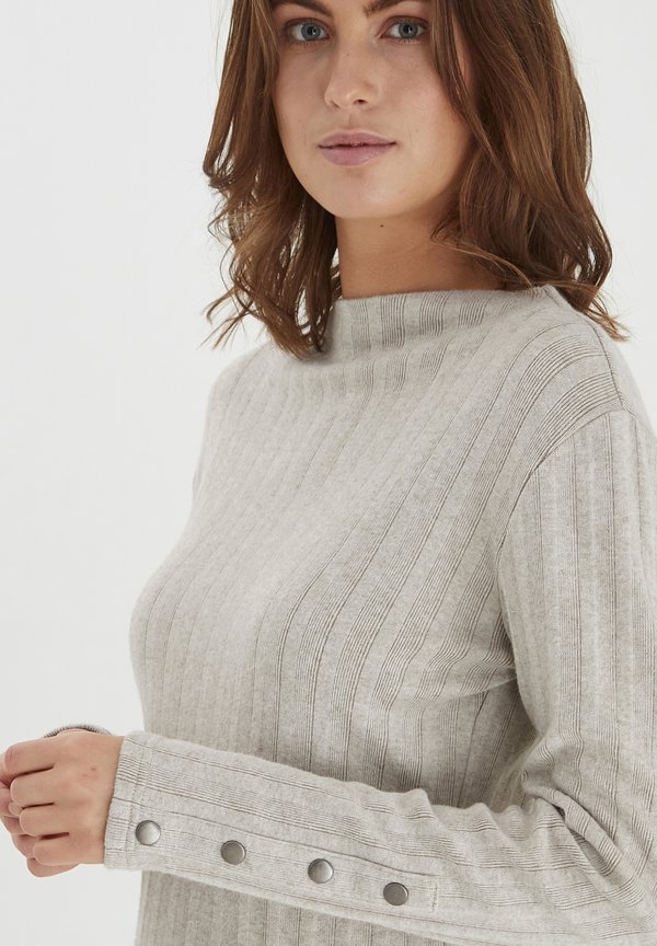 BYRalaya - Jumper - oyster melange2