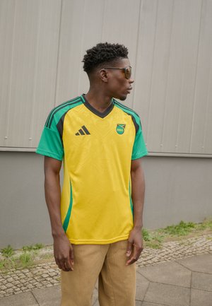 adidas Performance, JAMAICA JFF HOME JERSEY - Maillot de foot - hazy yellow
