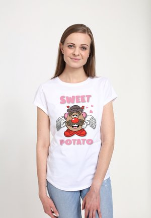 Henry Tiger VALENTINE S DAY MR. POTATO HEAD SWEET - T-shirts print - white