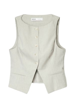 Bershka Veste sans manches - mottled dark grey