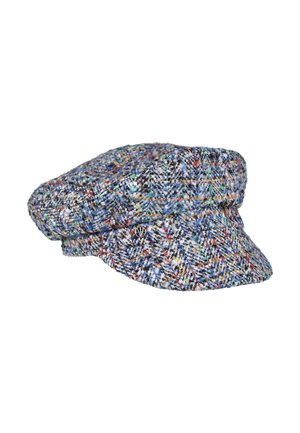 MULTICOLORED KARO KAPITÄNSMÜTZE - Beanie - mystic blue