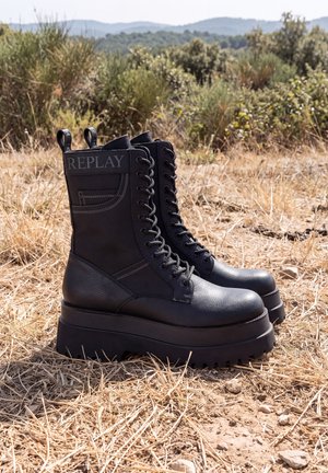 Replay, ANY ZONE - Bottes à plateau - black