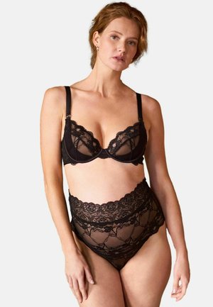 REGULAR FIT - MATERNITY  NURSING PLUNGE  - Bøjle-bh - black