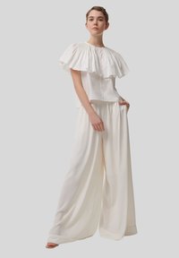 Leem FRILL CAPE  - Blouse - white