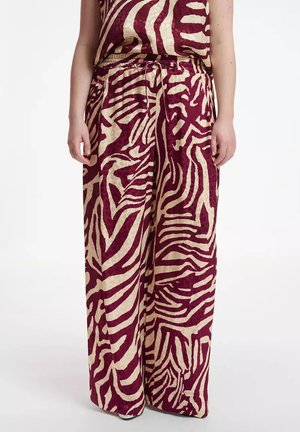 Essentiel Antwerp FIBONACCI WIDE LEG  - Pantalones - red