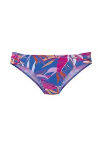 Unausgewählt, blau/pink bedruckt