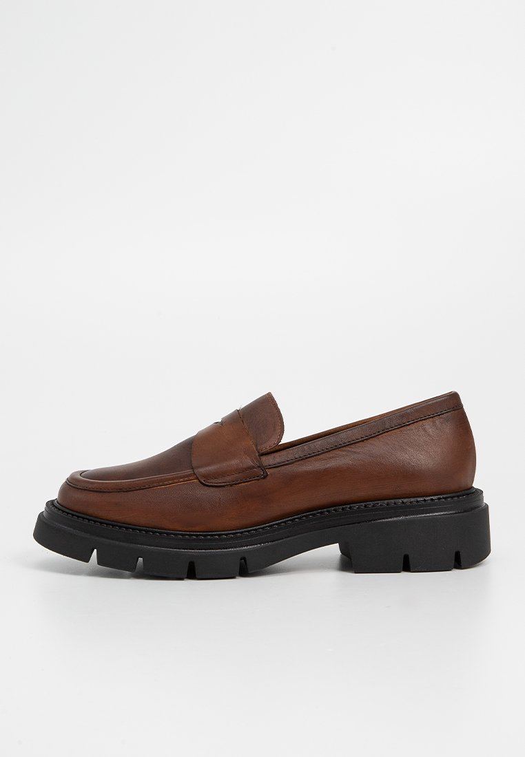 Dune London Slip-ons brown