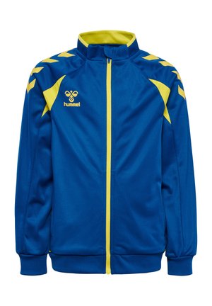CORE 2 0 TRACK ZIP - Træningsjakke - true blue blazing yellow