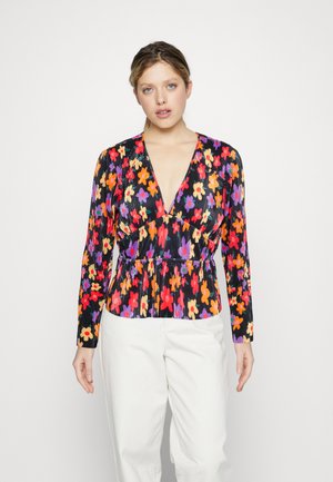 ONLY ONLCLAUDIA V NECK - Μπλούζα - black