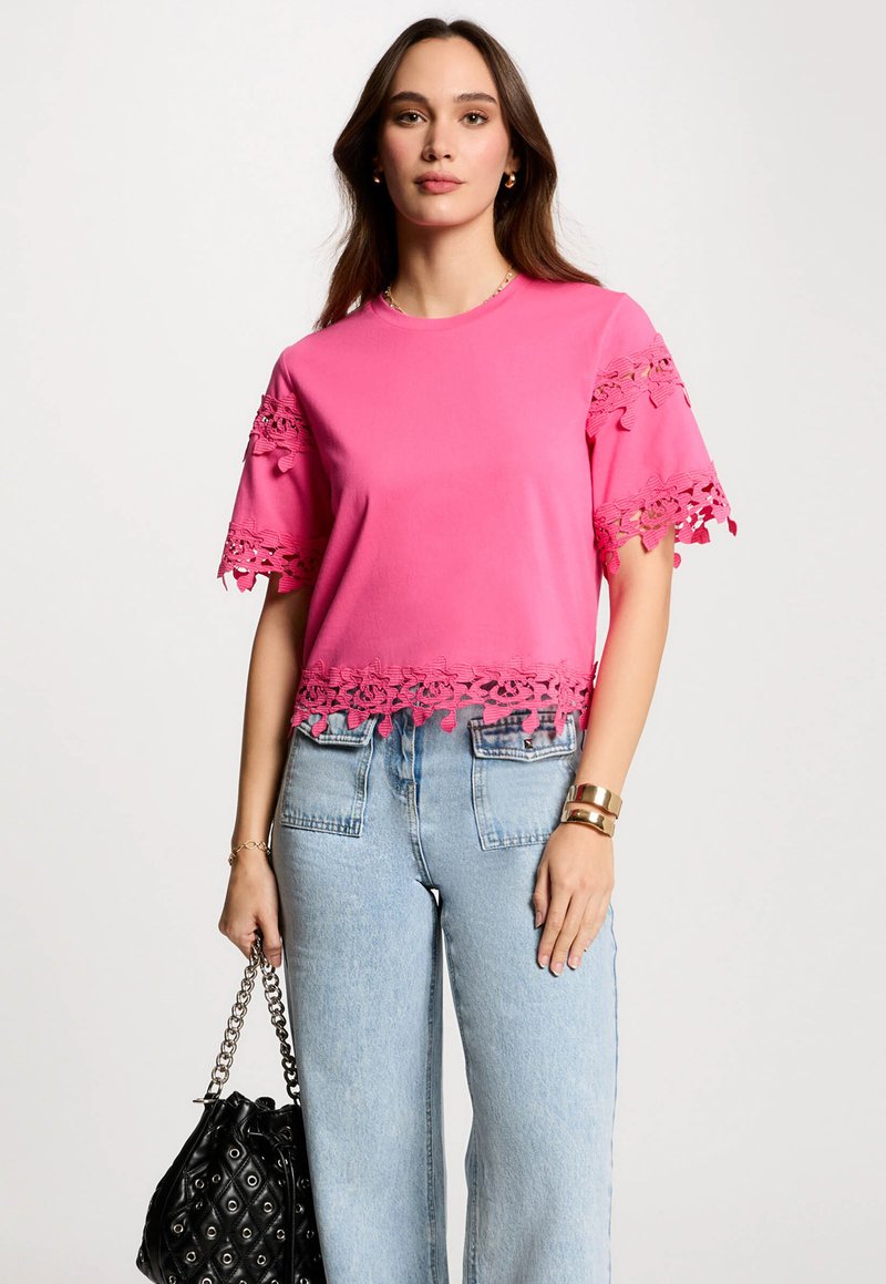 Morgan T-shirt con stampa - rose
