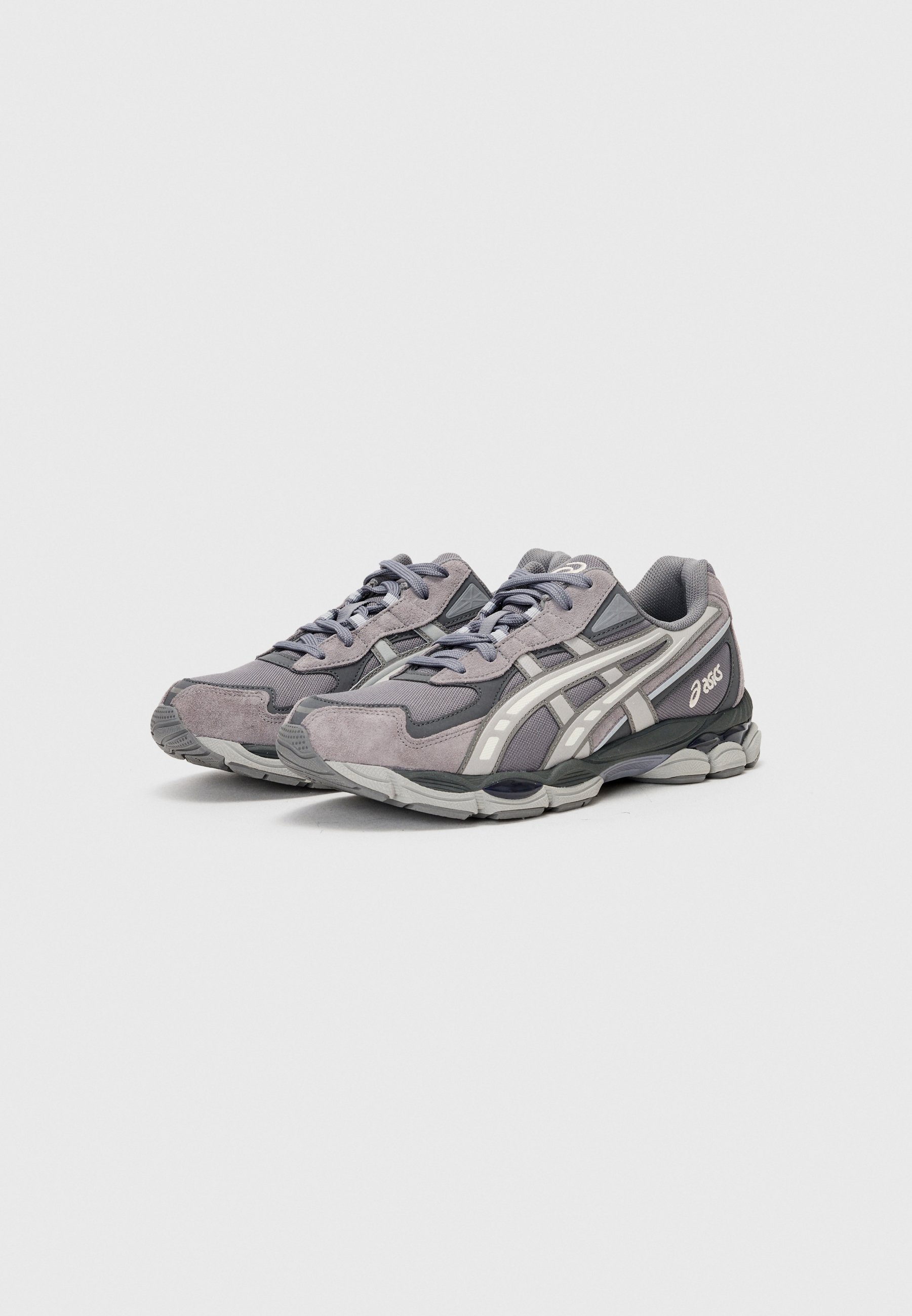 【値下げ】asics QEL-NYC2055. 26.5 Cement Grey Asics GEL-NYC 2055 trainers in dark grey and cement grey | ASOS