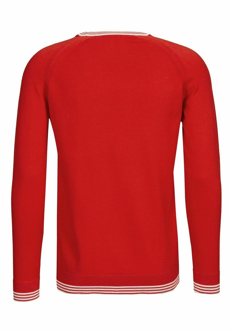 Herren Strickjacken | The Gentlemen's Corner Strickpullover red/rot - CD20344 Herren Strickjacken | The Gentlemen's Corner Strickpullover red/rot - CD20344